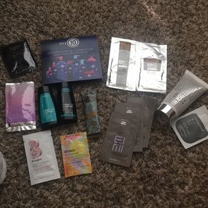 Hair care and body care samples
